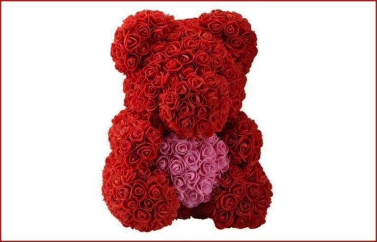 love heart rose bear limited edition