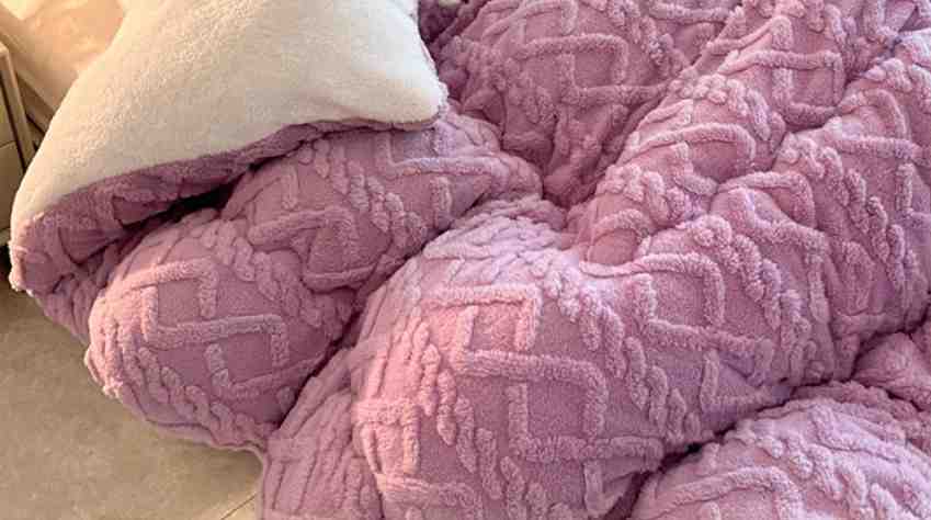 Winter Soft Warm Bed Quilt Soft Warm Thicken Insulation Hibiscus Winter Quilt Scam | De Reviews