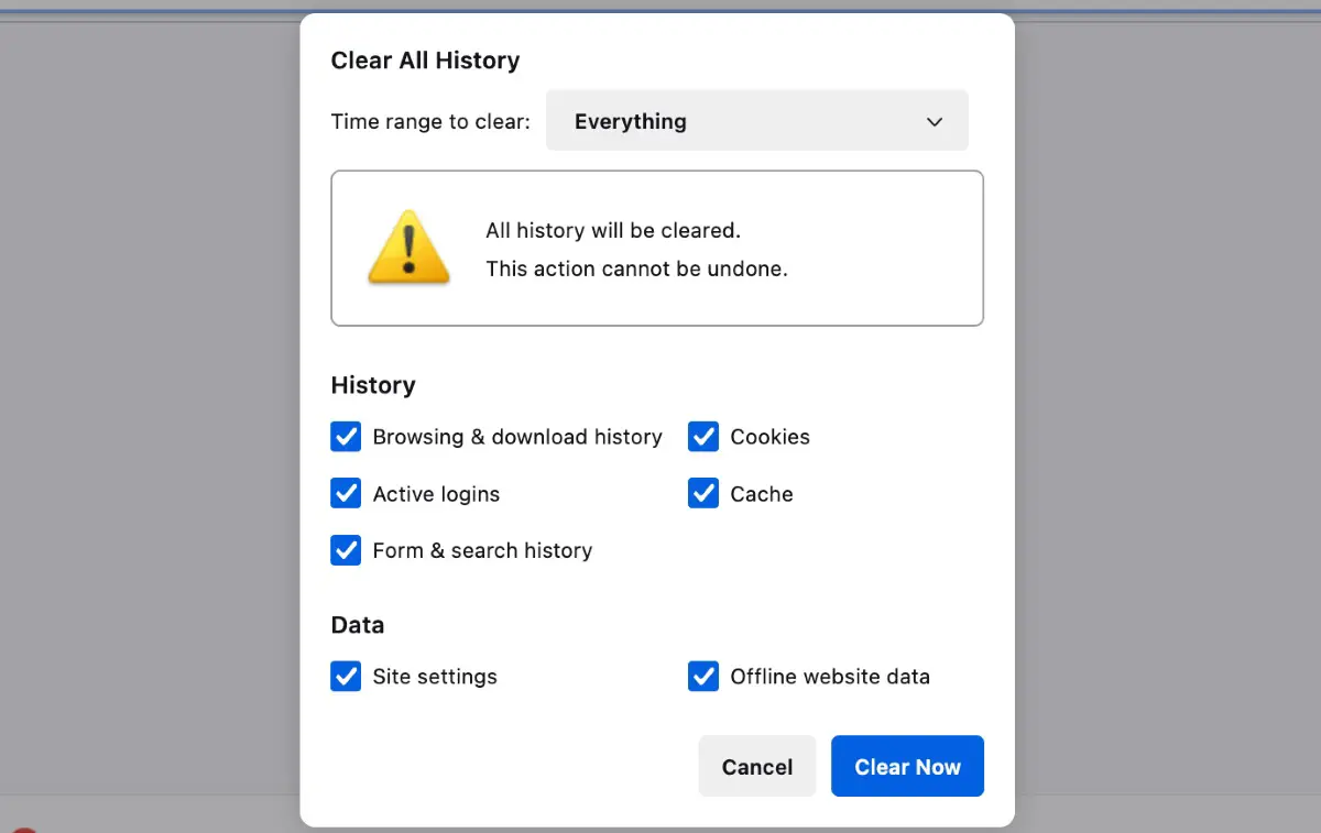 Clear Browser History and Cookies in Firefox 2 | De Reviews