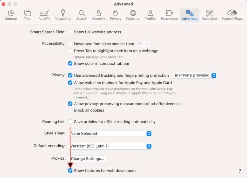 Safari Show Features for web developers | De Reviews