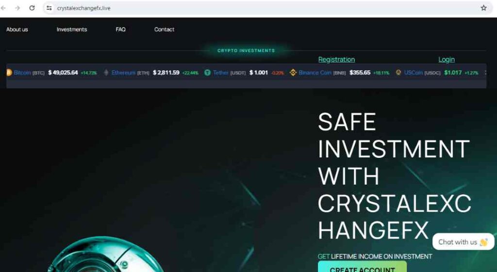 Crystalexchangefx Live Scam Or Genuine? Crystalexchangefx Live Review.