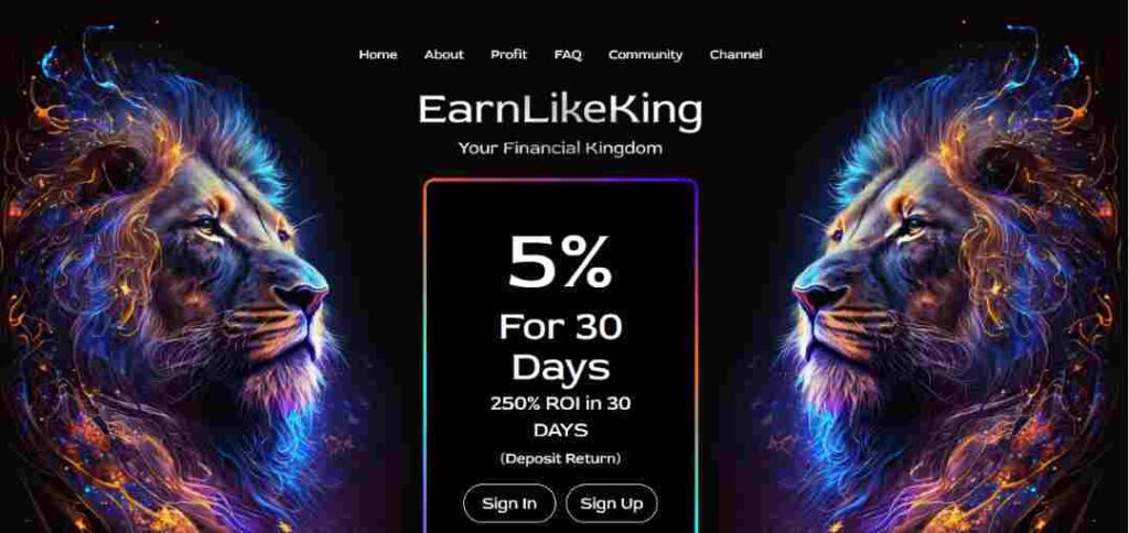 Earnlikeking Scam Or Genuine? Earnlikeking Review.