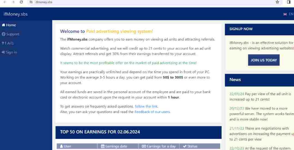 Ifmoney Sbs Scam Or Genuine? Ifmoney Sbs Review