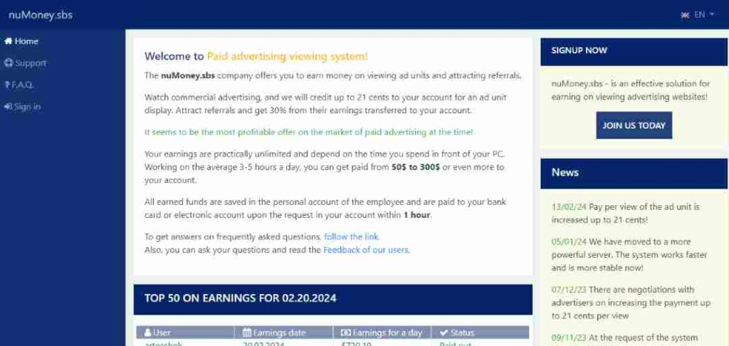 Numoney Sbs Scam Or Genuine? Numoney Sbs Review