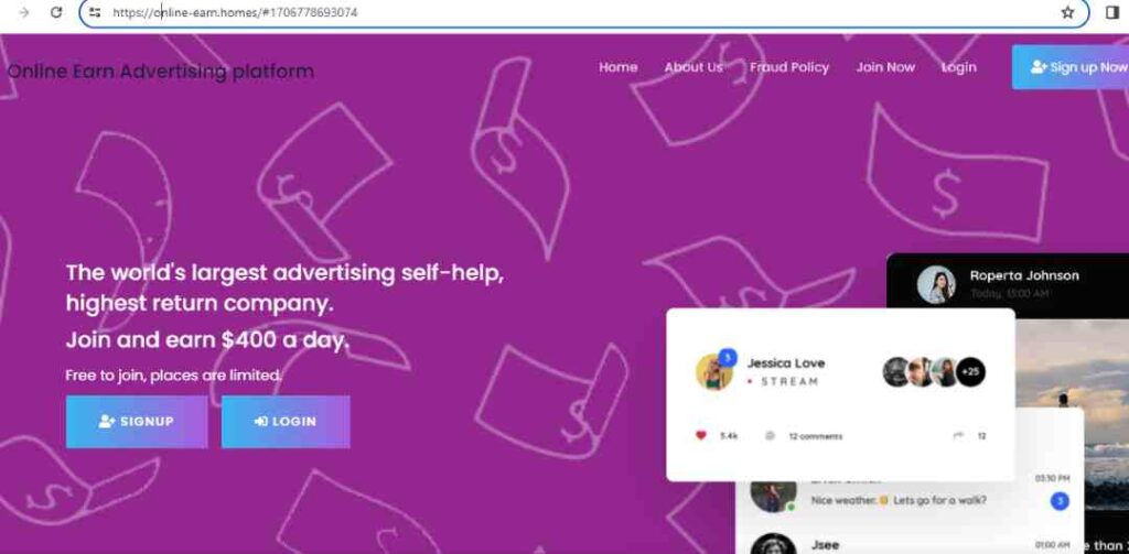 Online-Earn Homes Scam Or Genuine? Legit? Online-Earn Homes Review