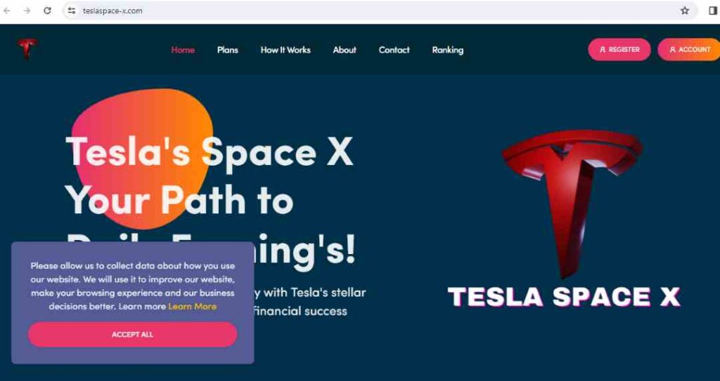 Teslaspace-x Scam Or Genuine? Teslaspace-x Review 