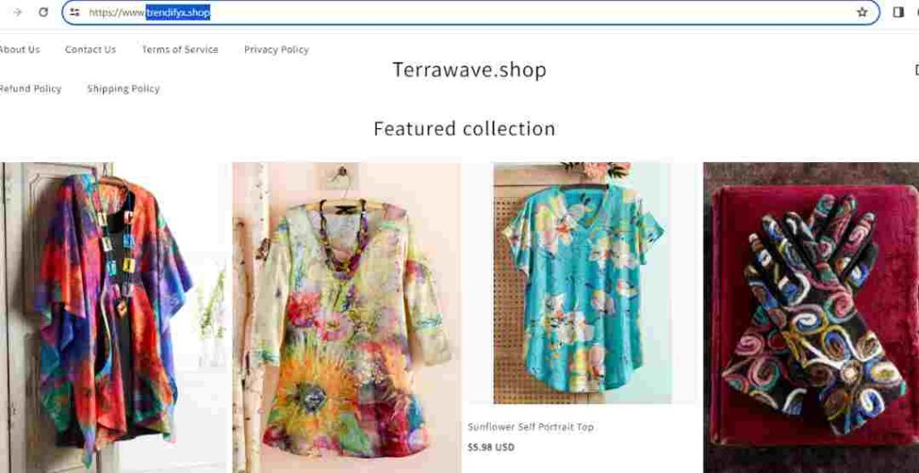 Trendifyx Shop Scam Or Genuine? Terrawave.shop aka Trendifyx Shop Review