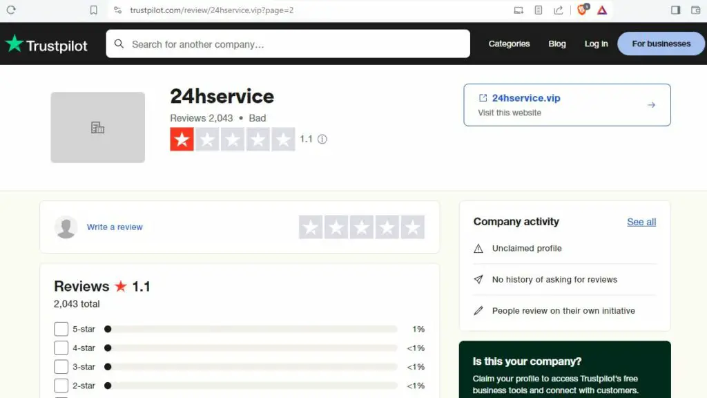 24hservice Scam Or Genuine 24hservice Vip Review | De Reviews