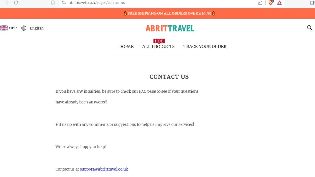 Abrittravel Scam Or Genuine Abrittravel Review Abrittravel contact information | De Reviews