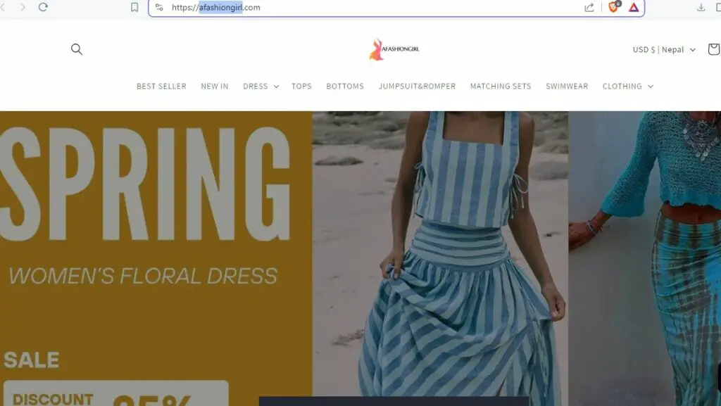 Afashiongirl Legitimate Online Store or Scam Honest Review and Analysis | De Reviews
