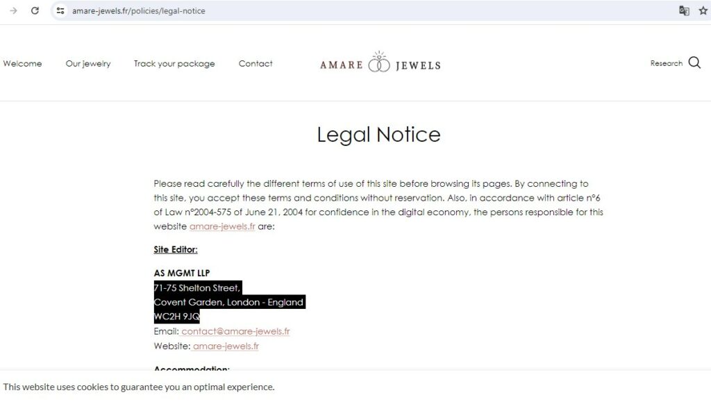 Amare Jewels Scam Or Genuine Amare Jewels Review Amare Jewels contact information | De Reviews