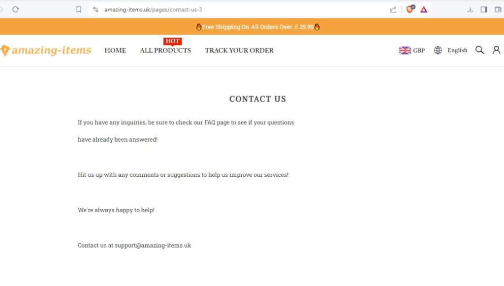 Amazing-Items Scam Or Genuine? Legit? Amazing-Items Review. Amazing-Items contact information.