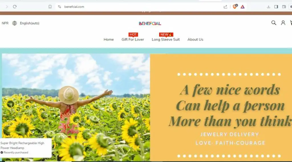 Benefcial Review Is it a Trustworthy Online Store Dig Into its Details Here | De Reviews