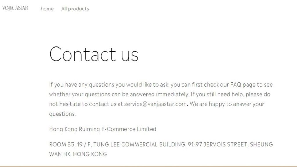 Hongkong Ruiming E-Commerce Limited Review.