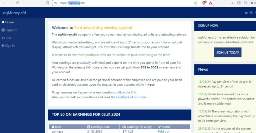 Oqmoney Cfd Review: Is it Legit or a Scam? Finding Oqmoney Cfd.