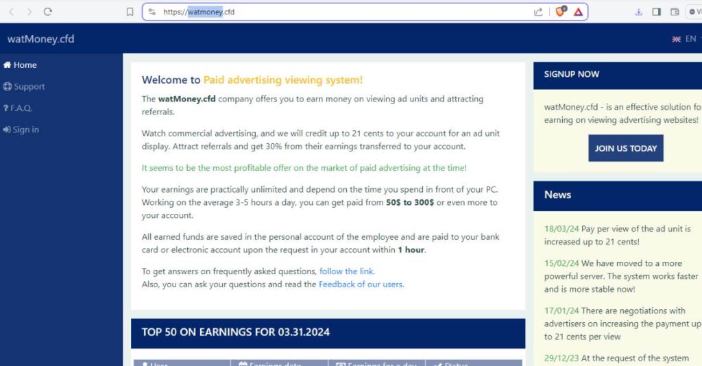 Watmoney-Cfd: Scam or Genuine? Unbiased Watmoney-Cfd Review.