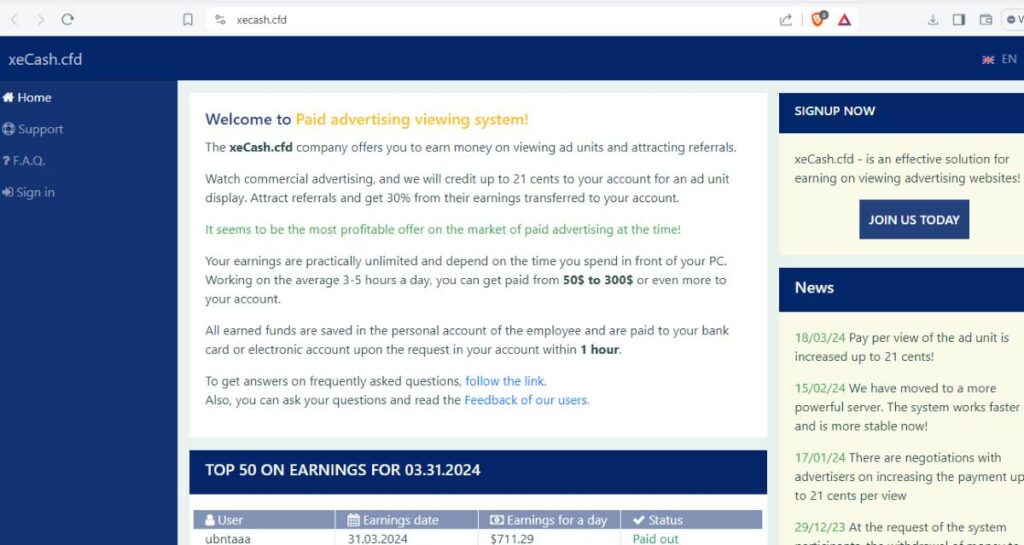 Xecash Cfd: Scam or Genuine? Unbiased Review.