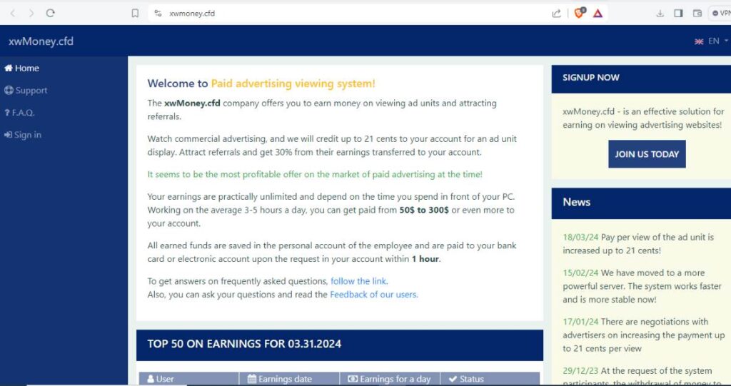 Xwmoney Cfd Review: Exposing Truths About Xwmoney Cfd. Is It Scam or Genuine Claims.