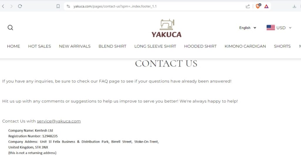 Yakuca Scam Or Genuine Yakuca Review Yakuca parent company name and address | De Reviews