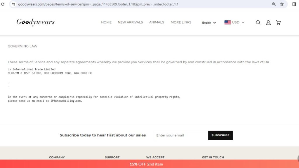 Goodywears Scam Or Genuine? Legit? Goodywears Review - Goodywears Contact Information.