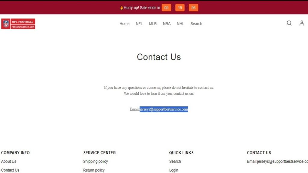 jerseys@supportbestservice.com Review: Exposing Truths of This Email Address.