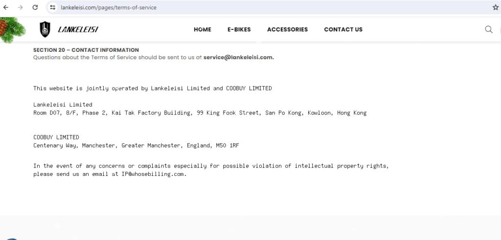 Lankeleisi contact information.