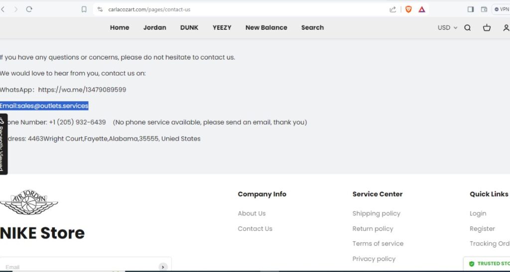 sales@outlets.services scam or genuine? sales@outlets.services  review.
