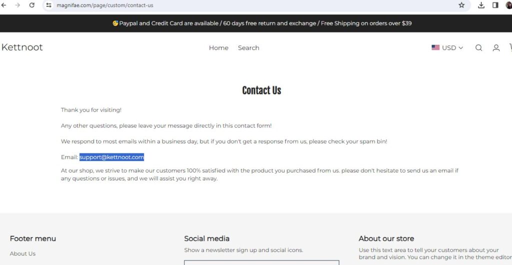 support@kettnoot.com Scam Or Genuine? support@kettnoot.com Review.