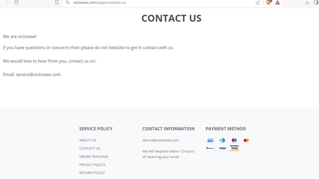victoowe contact information | De Reviews