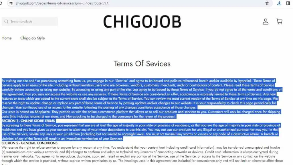 Chigojob copied content | De Reviews