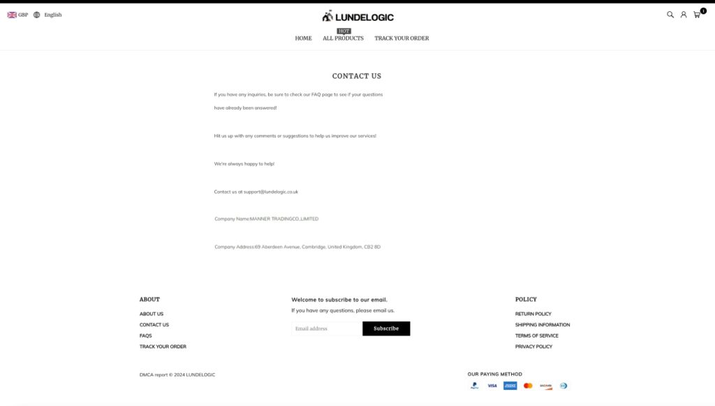 Lundelogic Scam Or Genuine Lundelogic Review Lundelogic parent company name and address | De Reviews