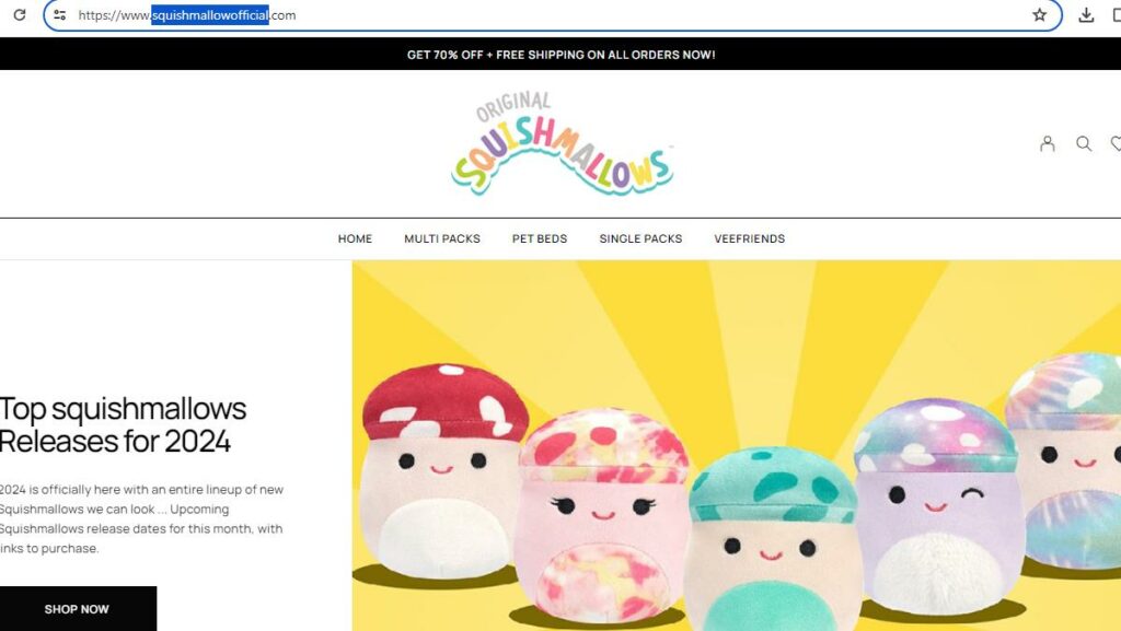 Let | De Reviews's Find Out Squishmallowofficial is Fake Or Real Through This Squishmallowofficial Review.