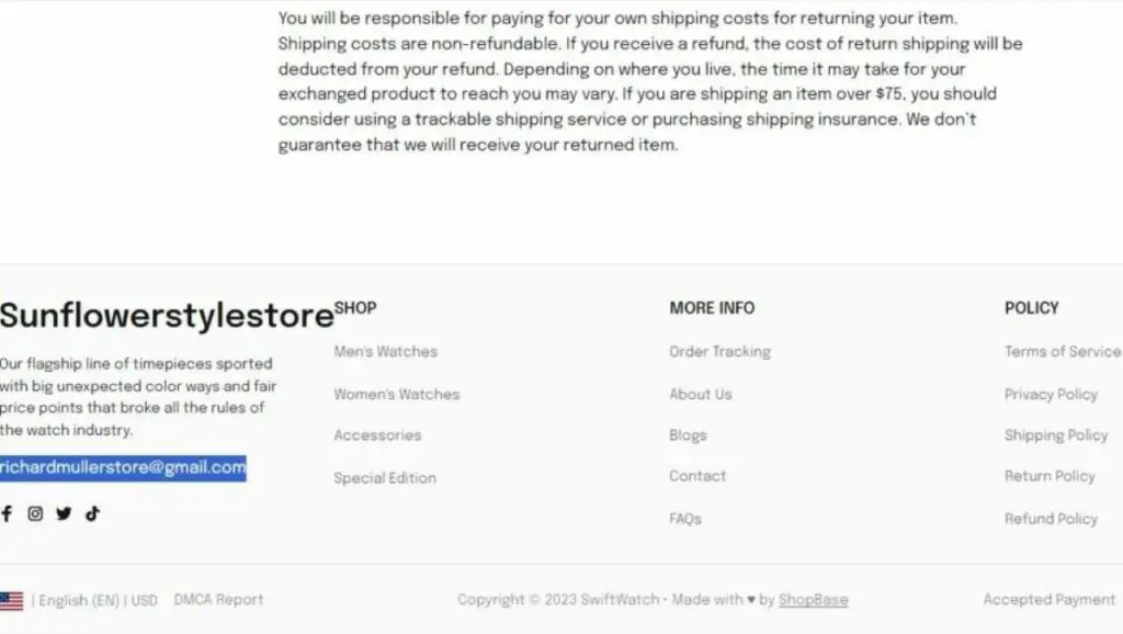 Richardmullerstore complaints Sites with email address richardmullerstoregmailcom scam or genuine Fake or real | De Reviews