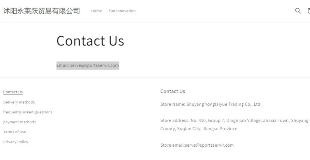 Sites with email address servesportsservircom are mostly scams | De Reviews