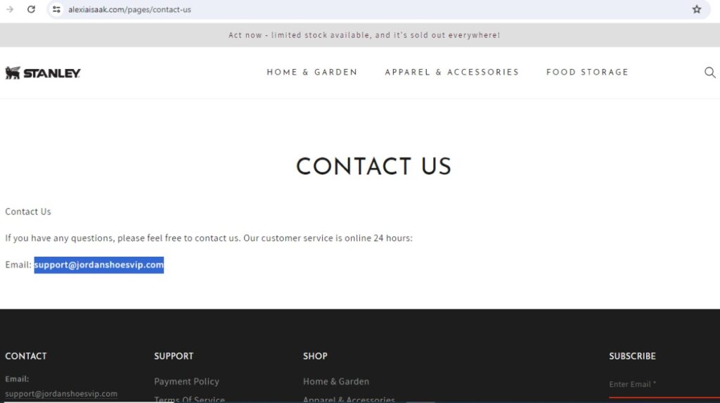 Let | De Reviews's Find Out support@jordanshoesvip.com is Fake Or Real email address Through This support@jordanshoesvip.com Review.