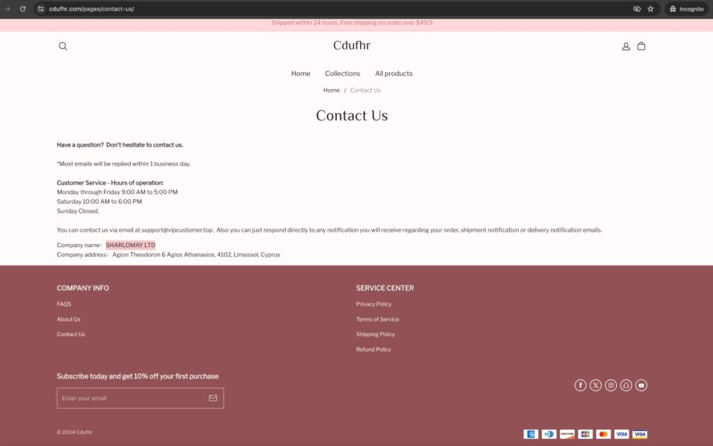 Cdufhr Scam Or Genuine Cdufhr Review Cdufhr parent company name and address | De Reviews