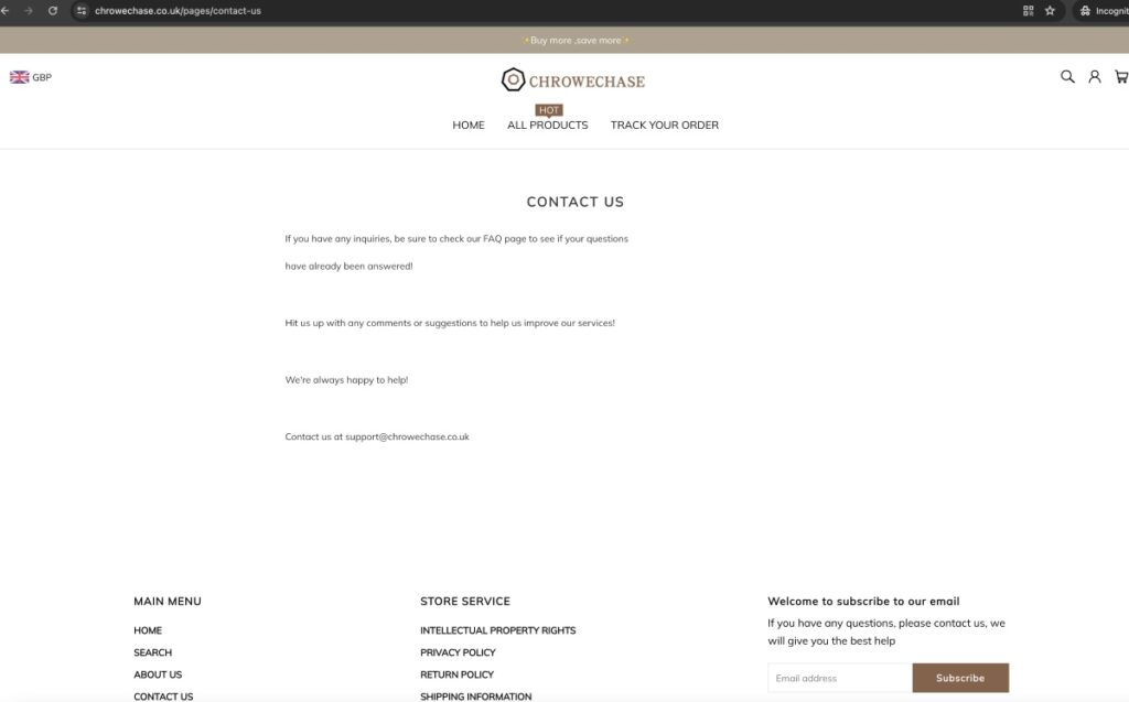 Chrowechase Scam Or Genuine Chrowechase Review Chrowechase Contact Information | De Reviews