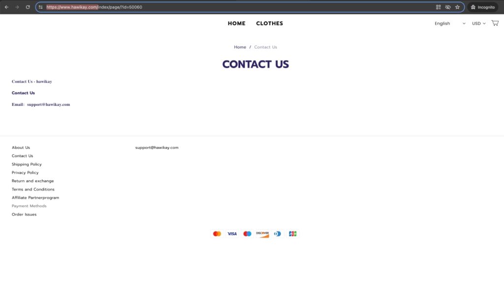 Hawikay Scam Or Genuine? Legit? Hawikay Review. Hawikay company address.