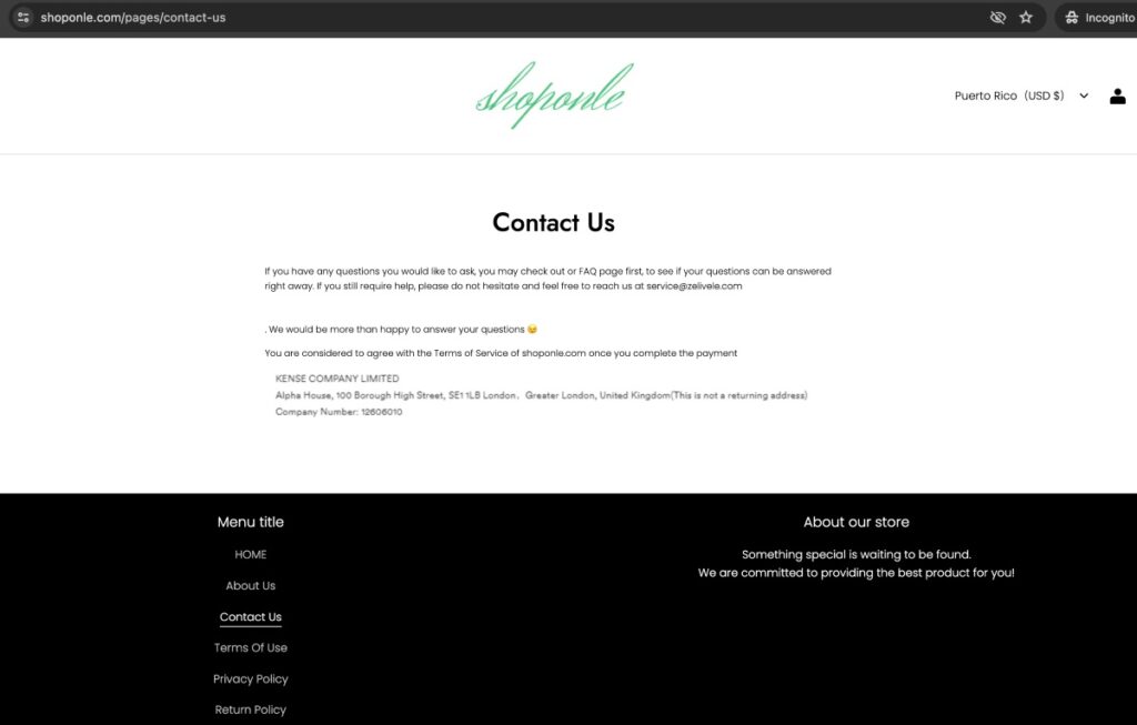 KENSE COMPANY LIMITED Scam Or Genuine? KENSE COMPANY LIMITED Review. Know From This Review.