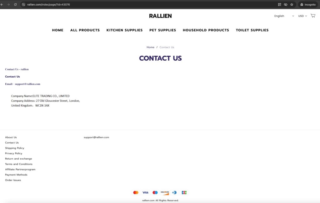 Rallien Scam Or Genuine Rallien Review Rallien Parent Company Name And Address | De Reviews