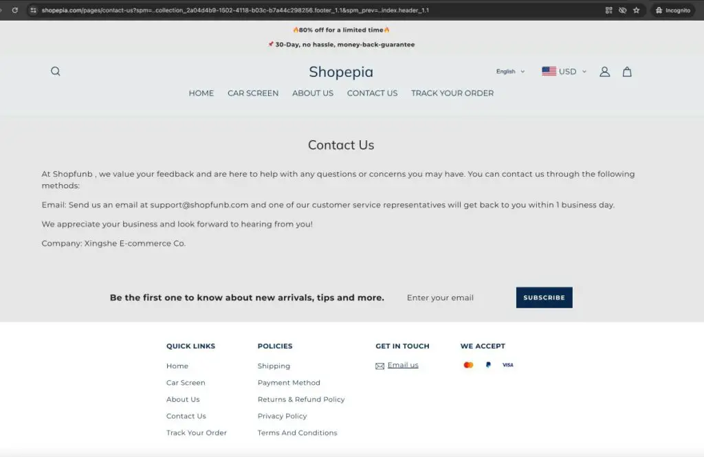 Shopepia Scam Or Genuine Shopepia Review Shopepia Contact Information | De Reviews