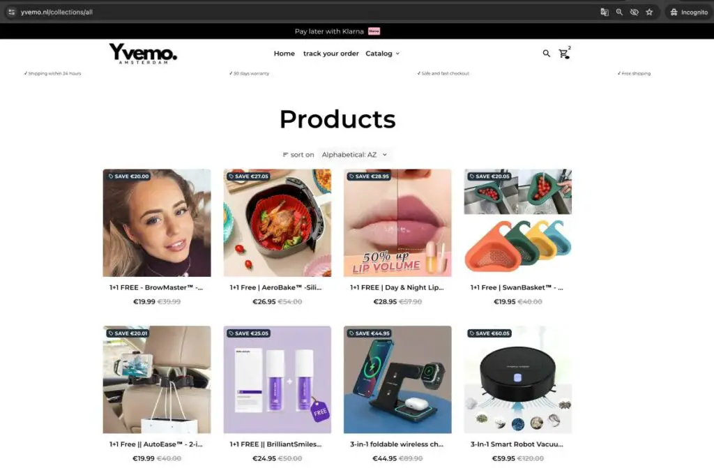 Yvemo discounts and sales | De Reviews