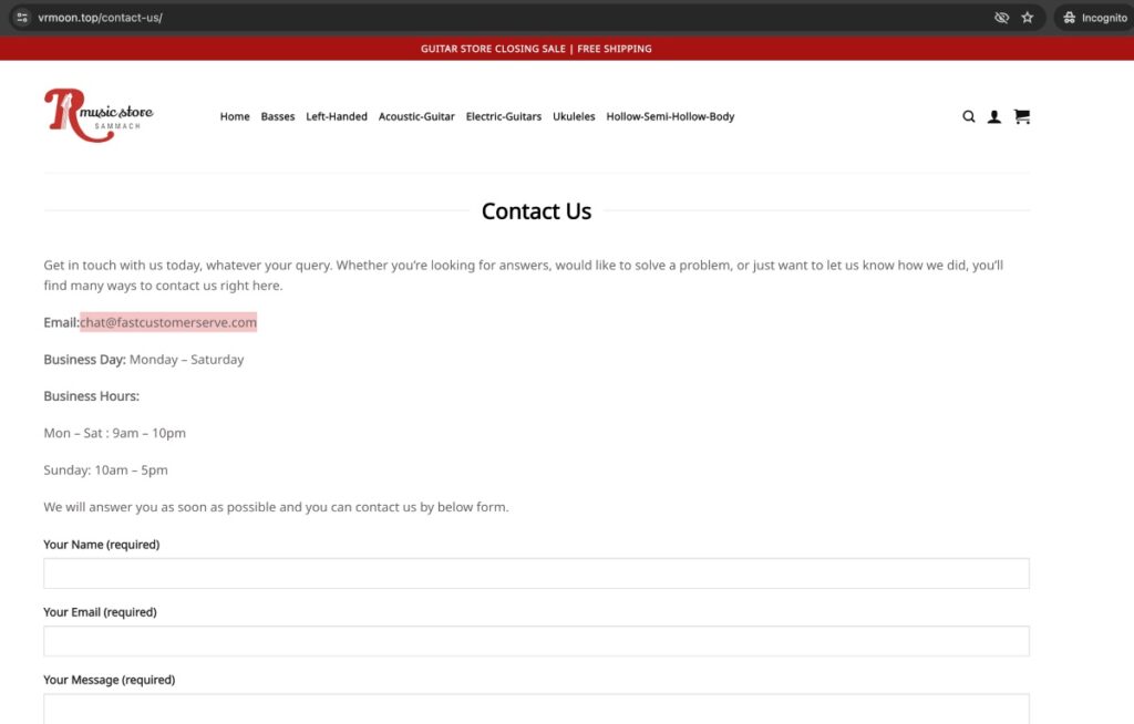 chat@fastcustomerserve.com scam or legit? chat@fastcustomerserve.com review.