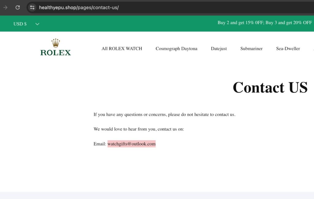 Stay Informed: The Truth Behind watchgifts@outlook.com email is not good!