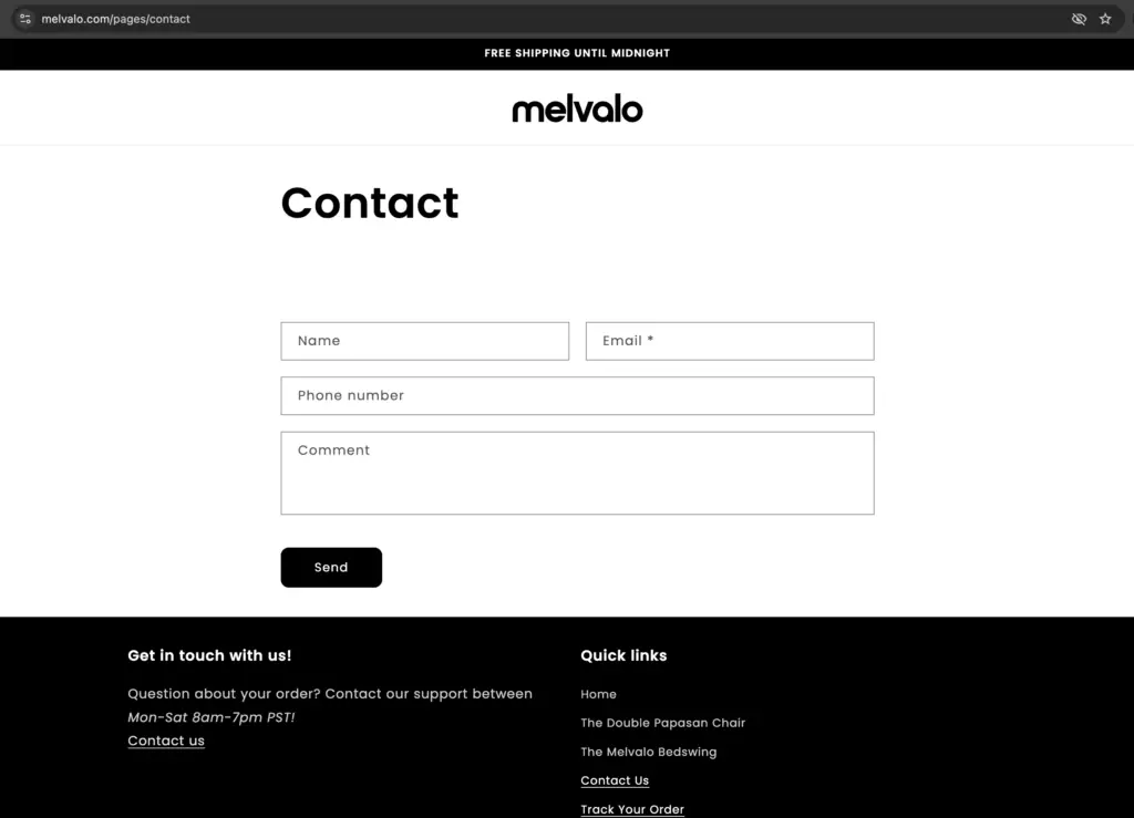 Melvalo Scam Or Genuine Melvalo Review Melvalo contact information | De Reviews