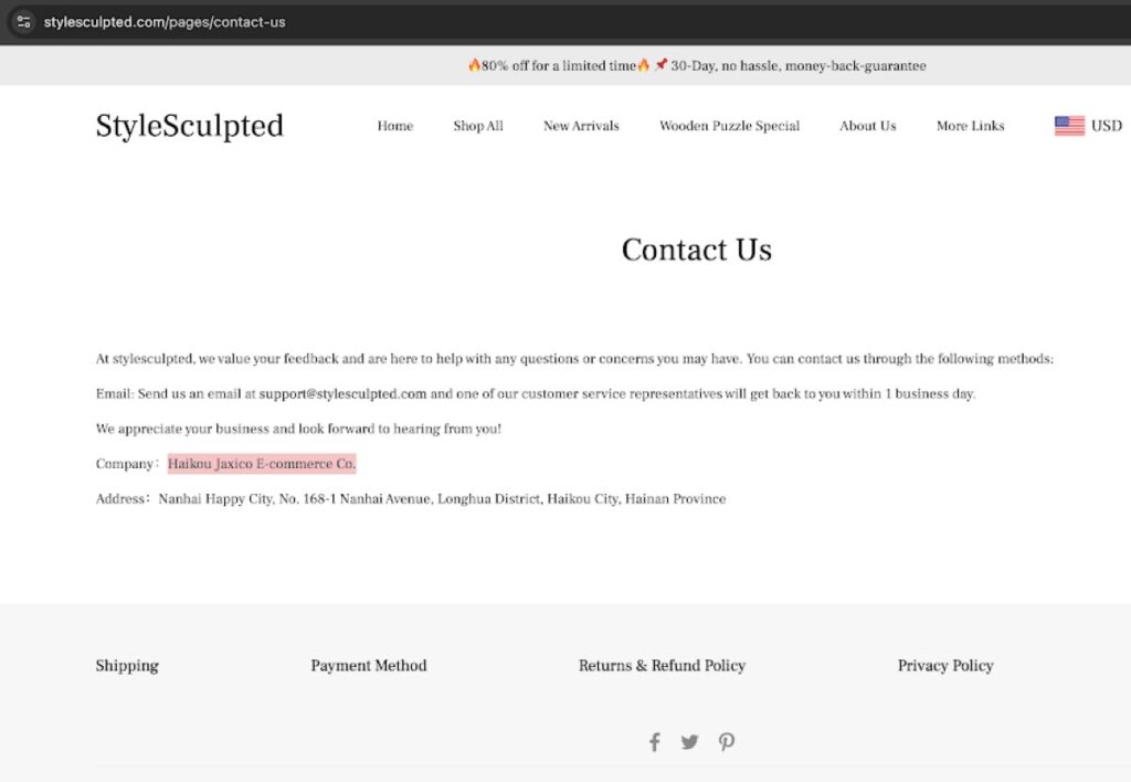 Stylesculpted Scam Or Genuine Stylesculpted Review Stylesculpted parent company name and address | De Reviews