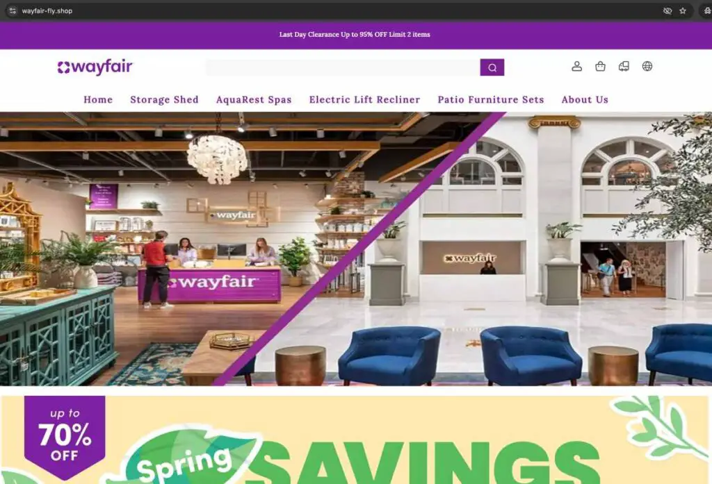 Let | De Reviews's Find Out Wayfair-Fly Shop is Fake Or Real Through This Wayfair-Fly Shop Review.