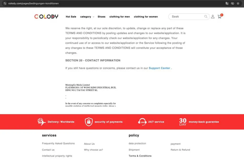 Colody Scam Or Genuine Colody Review Colody Parent Company Name and Address | De Reviews