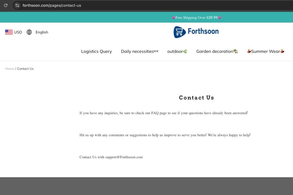 Forthsoon Scam Or Genuine Forthsoon Review Forthsoon Contact Information | De Reviews