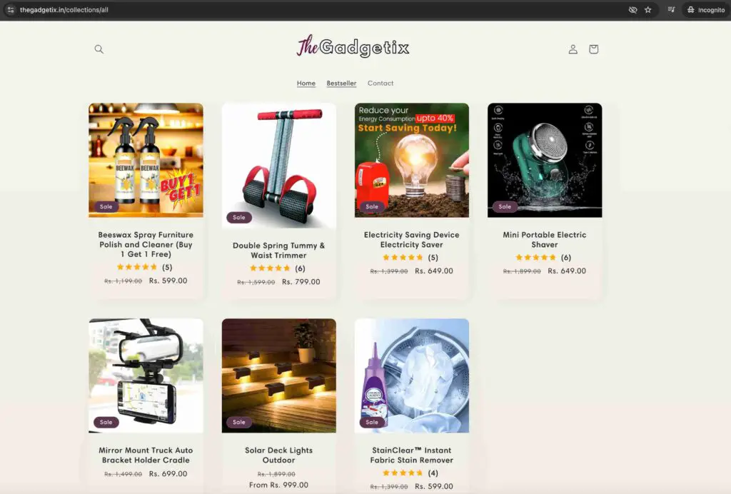 TheGadgetix Scam Or Genuine TheGadgetix Review TheGadgetix Disounts and Sales | De Reviews